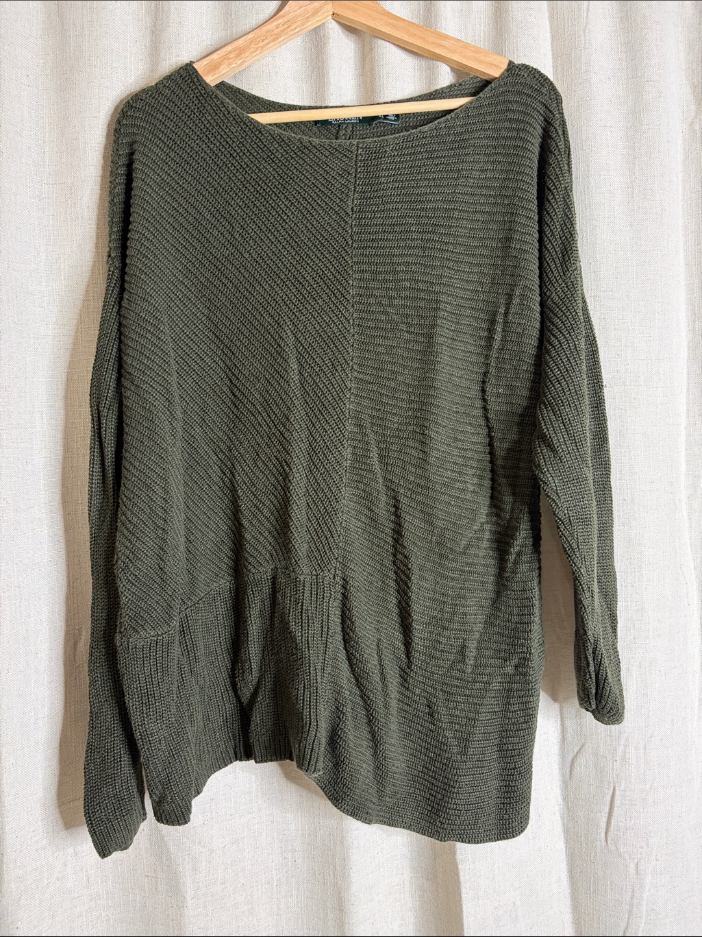 Lauren Ralph Lauren Dark Green Knit Cardigan